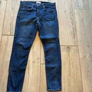 Loft Jeans Women’s size 12/31 The Skinny High Rise Dark denim